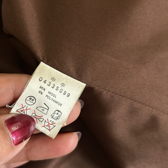 - j.jong garment brown wool coat - Picture 9 of 13